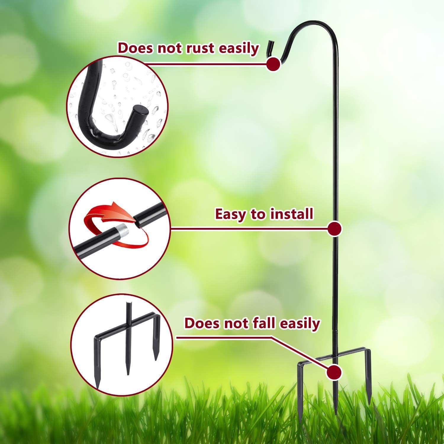 Ganchos de Pastor EXCMARK 79 cm Ajustables para Jardín
