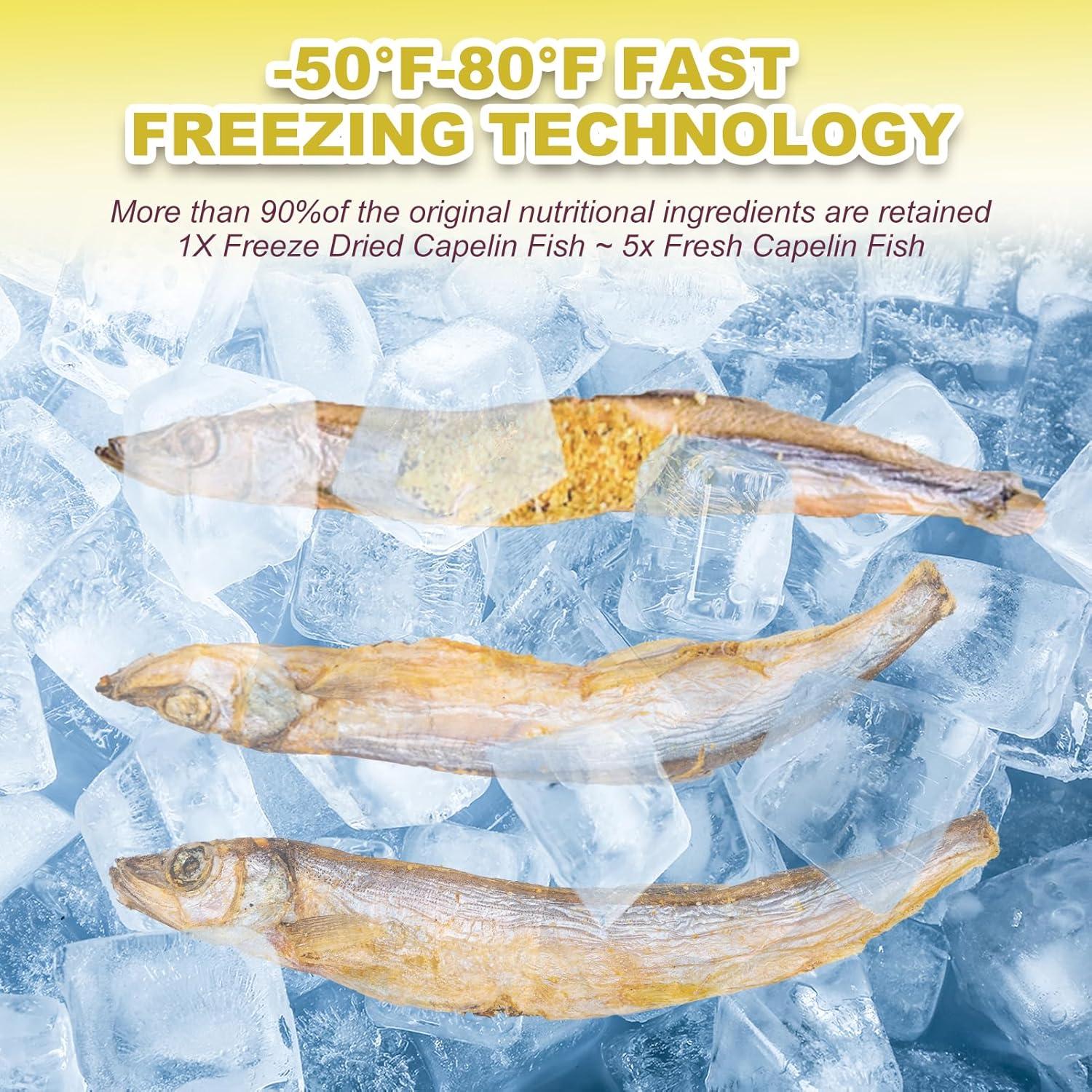 Pescado Capelín Liofilizado Cabaña de Dylan 85g - Snacks Saludables