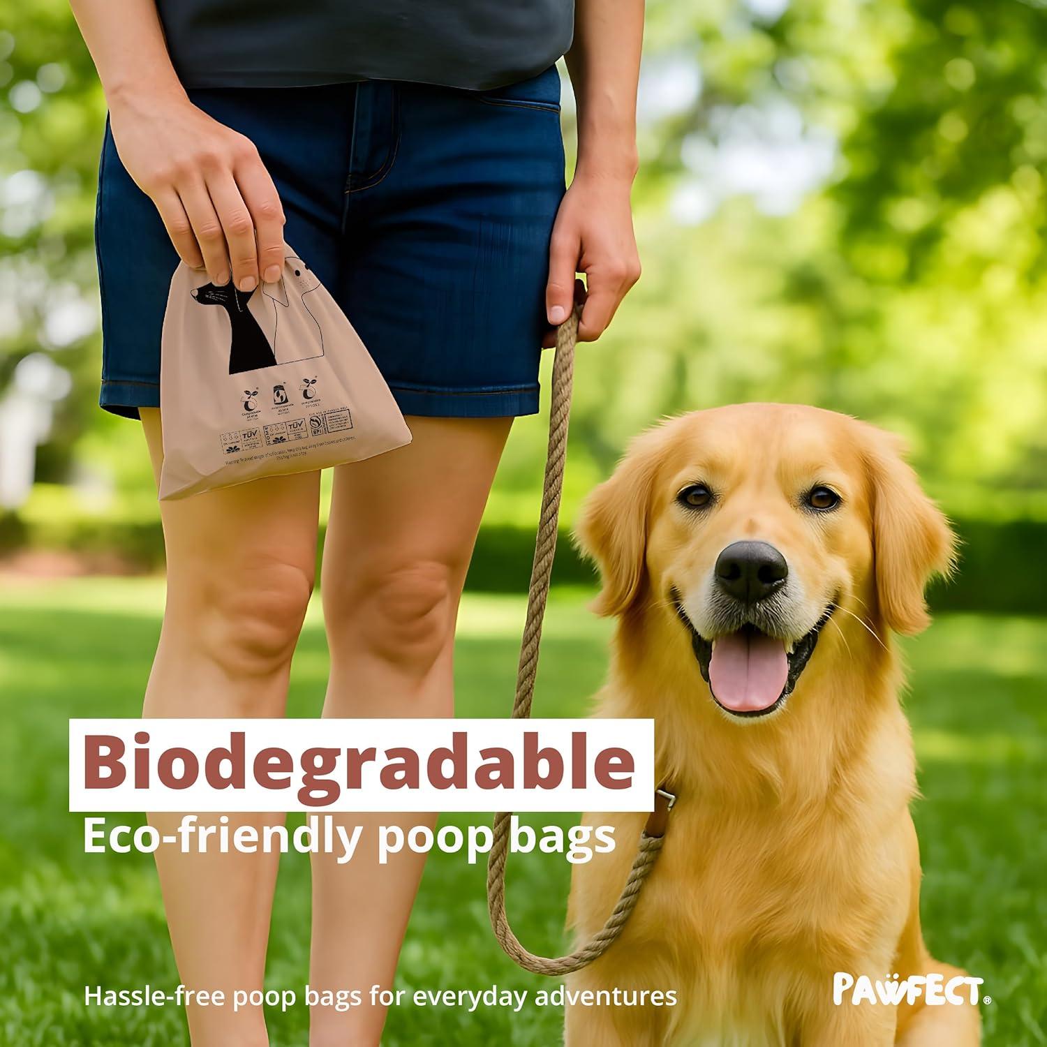 Bolsas Biodegradables para Perros Pawfect - 240 Cuentas Grandes