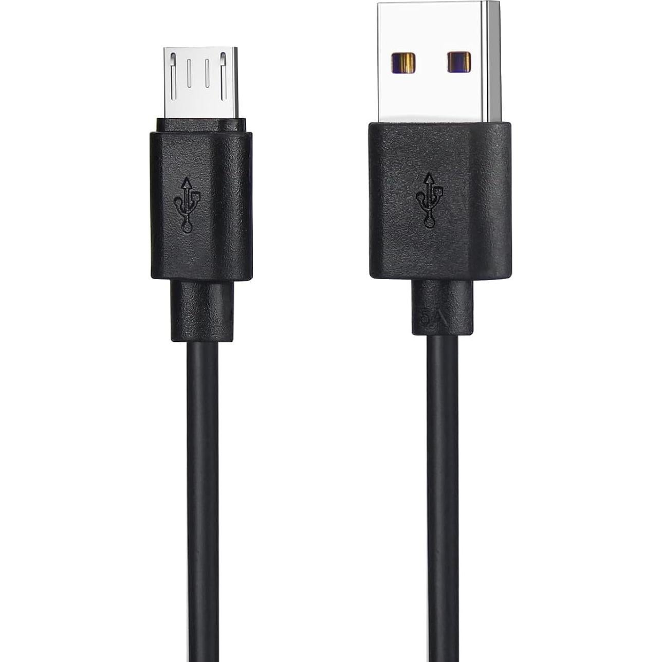 Cable de Extensión de Poder 2-Pack SMAYS 7.62m USB a Micro USB Negro