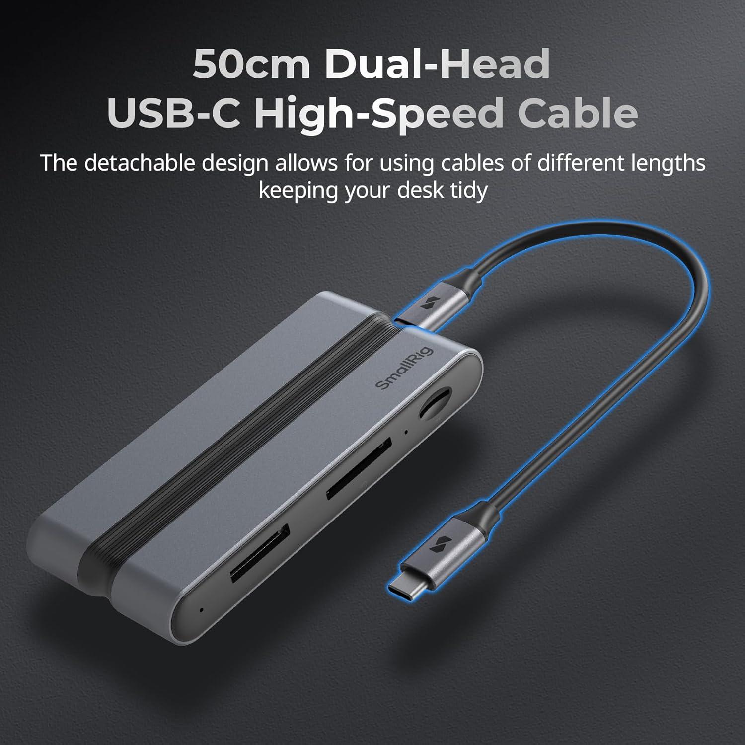 Lector de Tarjetas 9 en 1 SMALLRIG CFexpress Tipo A USB-C