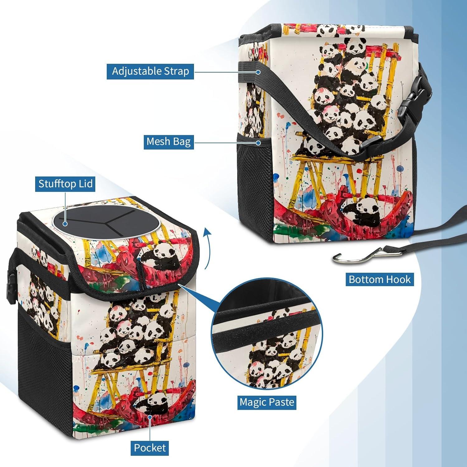 Basurero de Auto GVGHIDZ - Multiusos, Ligero y Resistente al Agua