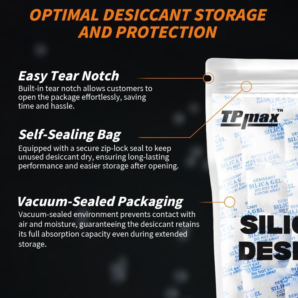 10 Paquetes de 10g Gel de Sílice Deshidratante Multiusos