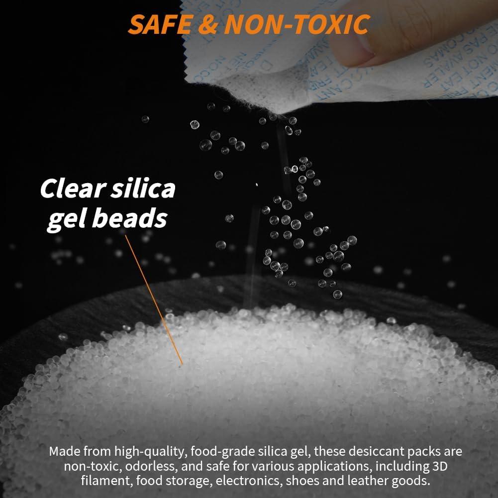 10 Paquetes de 10g Gel de Sílice Deshidratante Multiusos