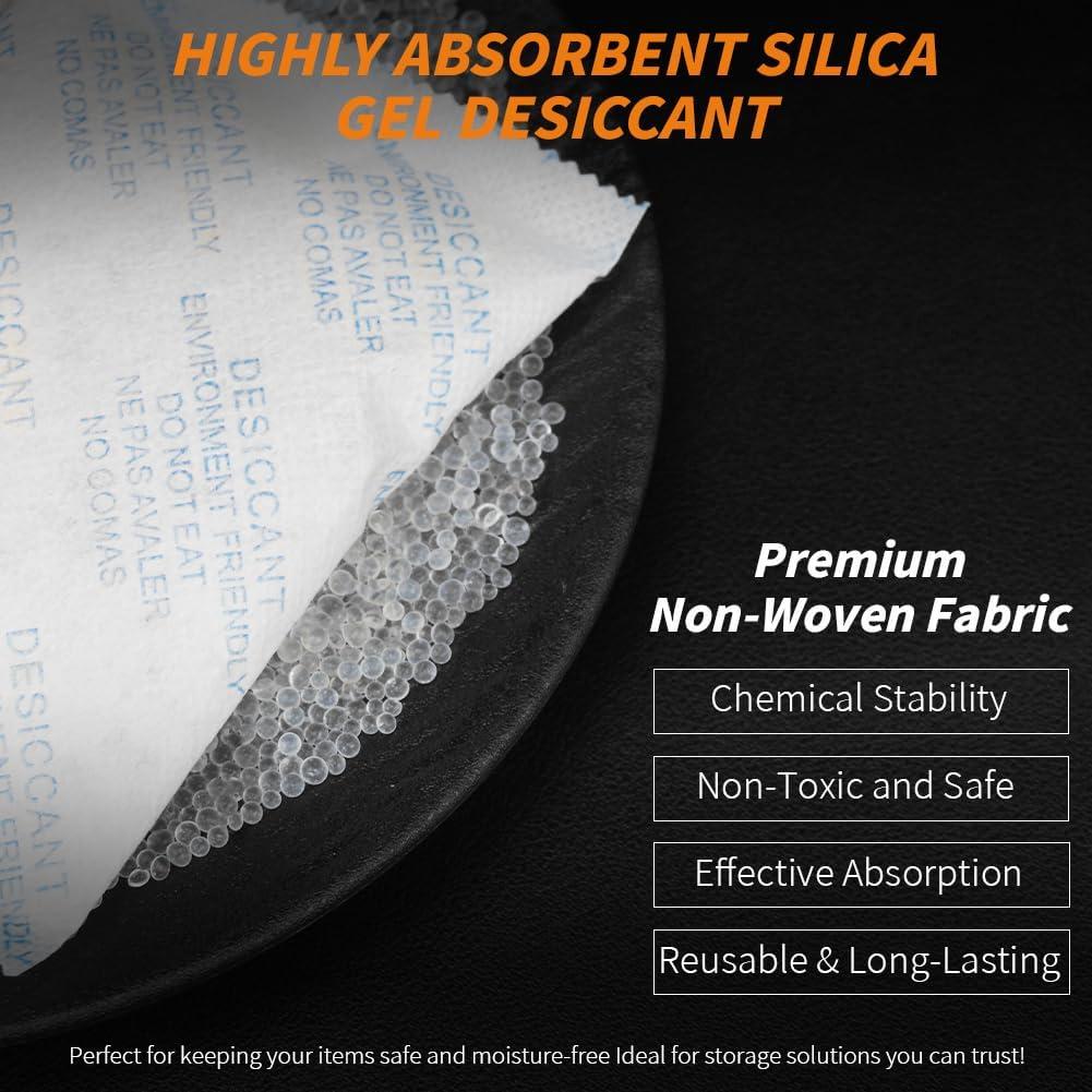 10 Paquetes de 10g Gel de Sílice Deshidratante Multiusos