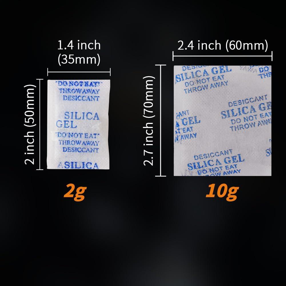 10 Paquetes de 10g Gel de Sílice Deshidratante Multiusos