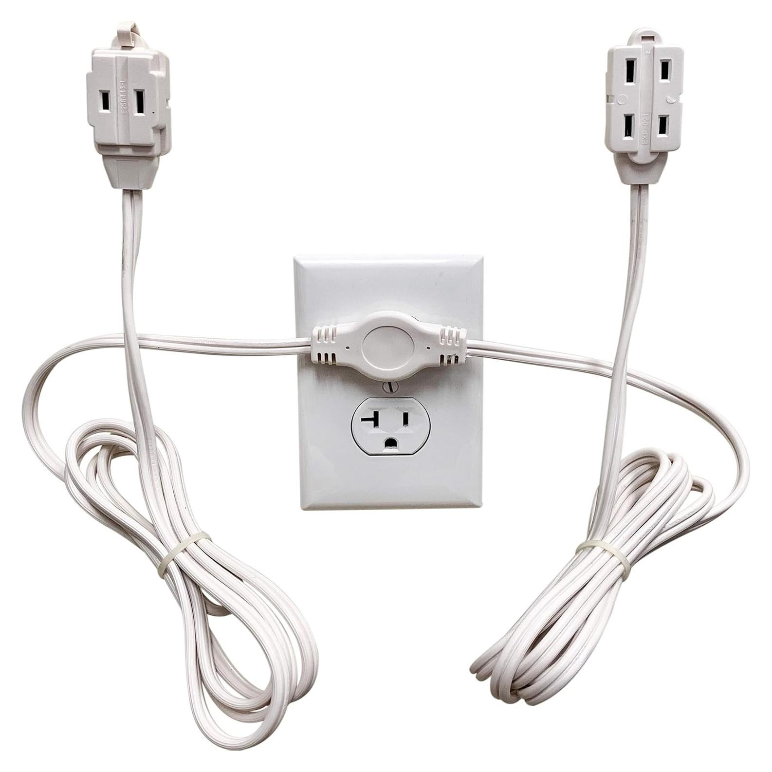 Regleta de Extensión Doble W4W 12 pies (3.6m) 6 Salidas