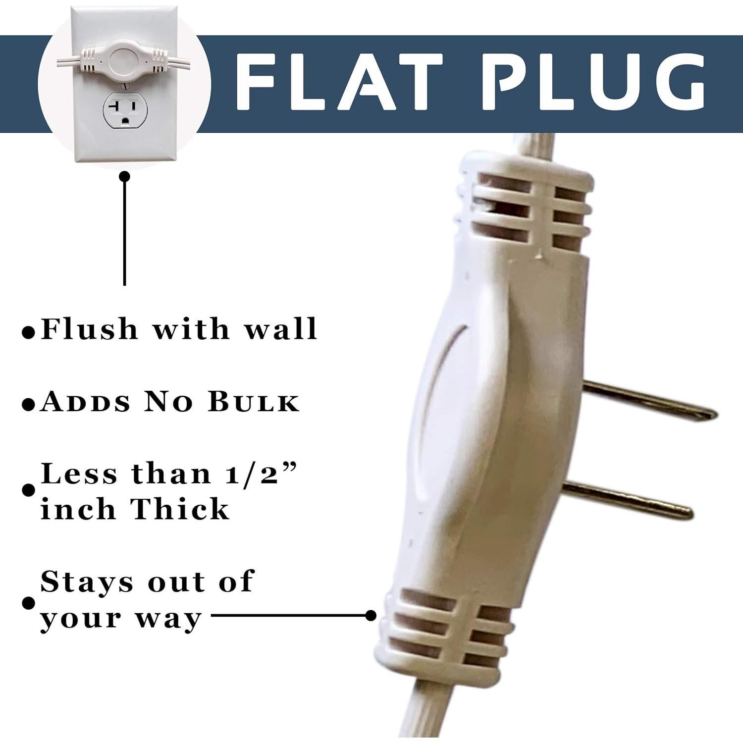 Regleta de Extensión Doble W4W 12 pies (3.6m) 6 Salidas