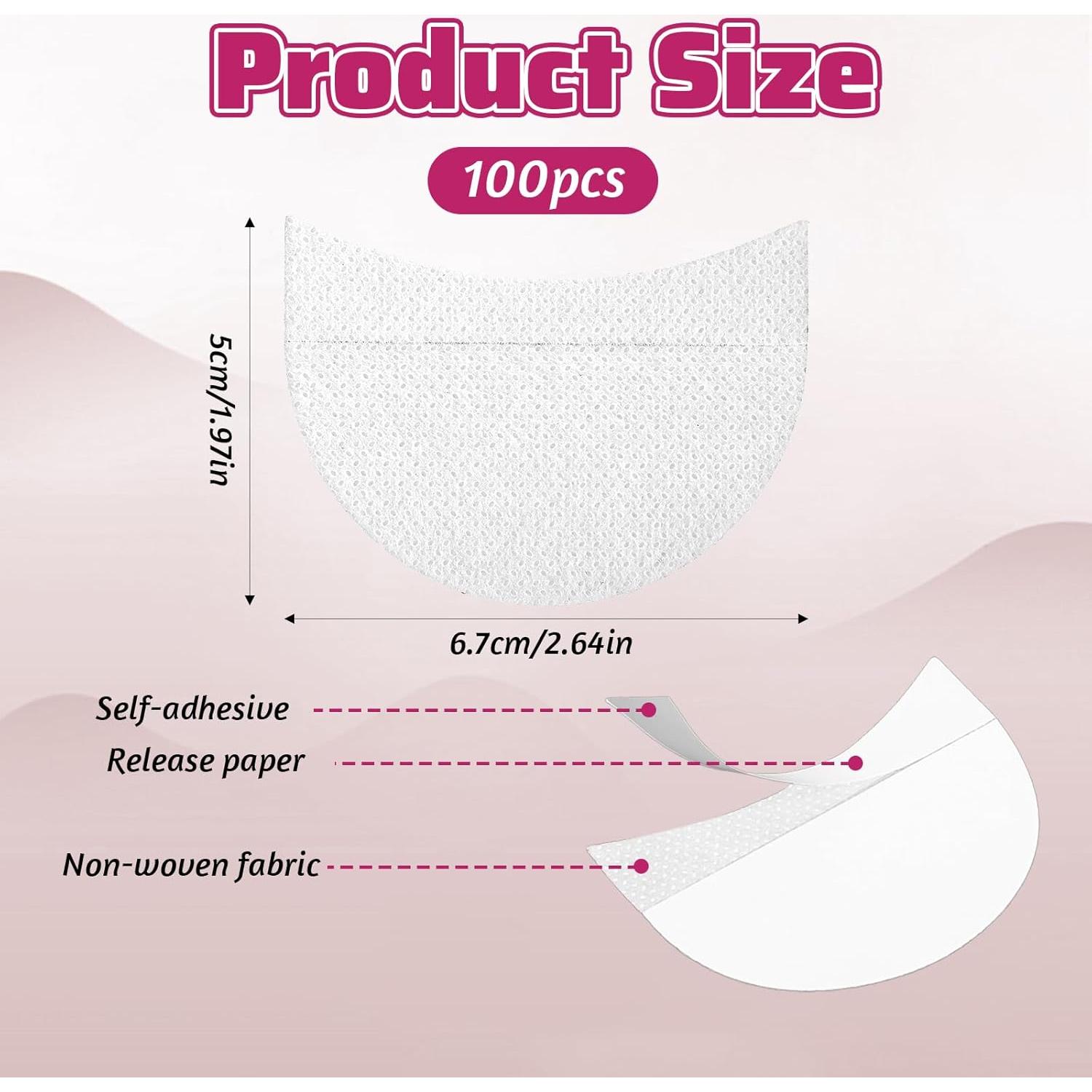 100 Stickers Protectores de Sombra de Ojos JJUNW 6.7x5cm