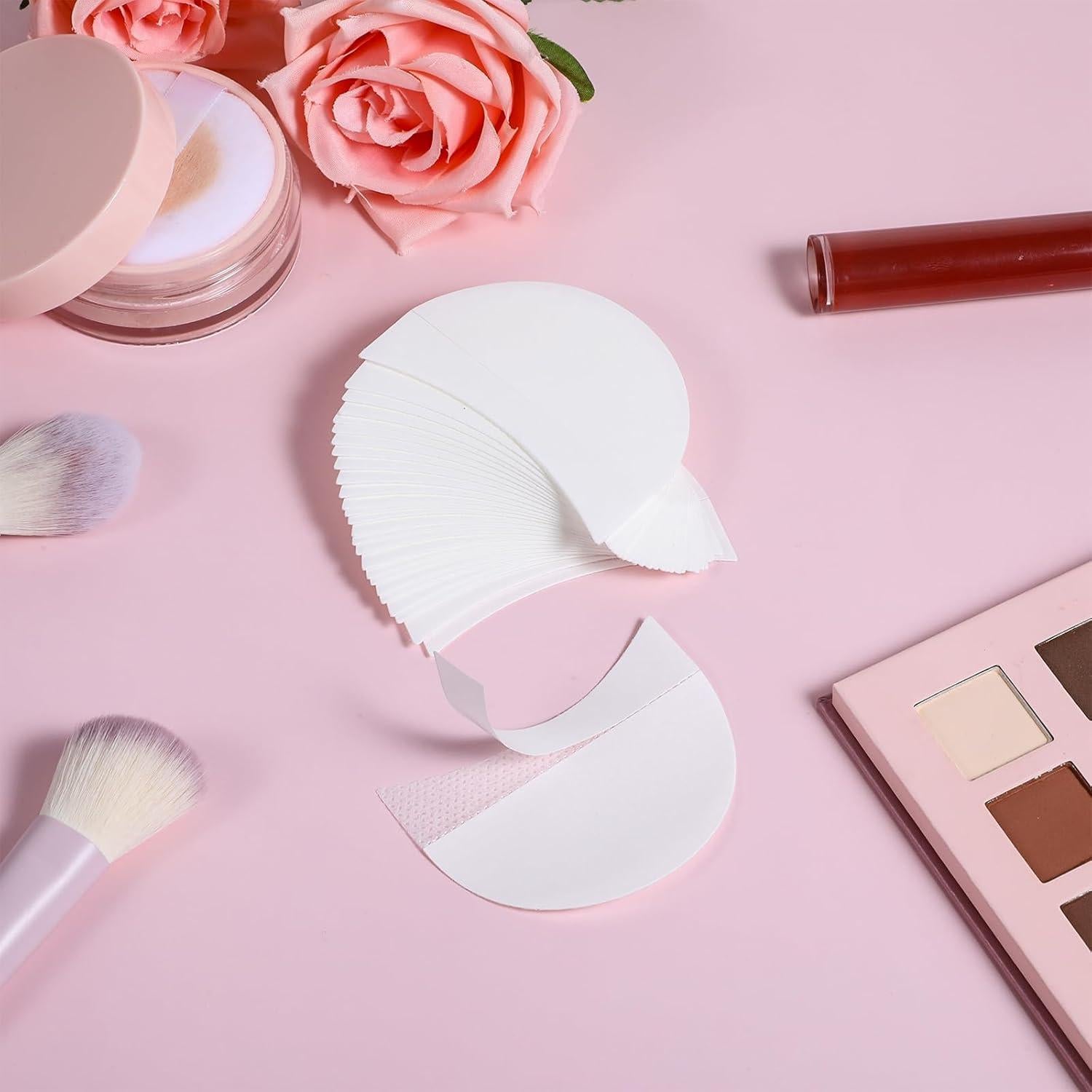 100 Stickers Protectores de Sombra de Ojos JJUNW 6.7x5cm