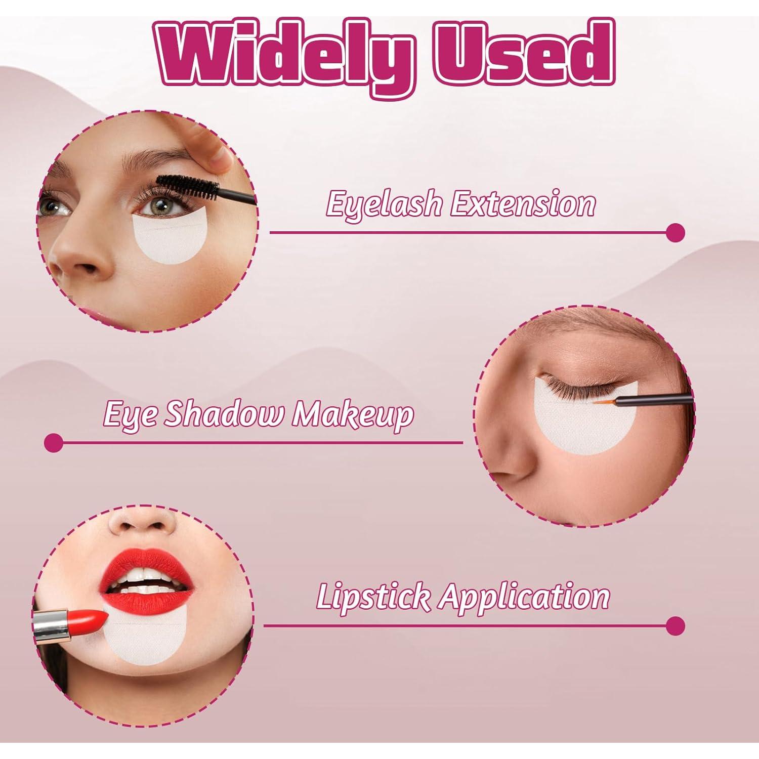 100 Stickers Protectores de Sombra de Ojos JJUNW 6.7x5cm