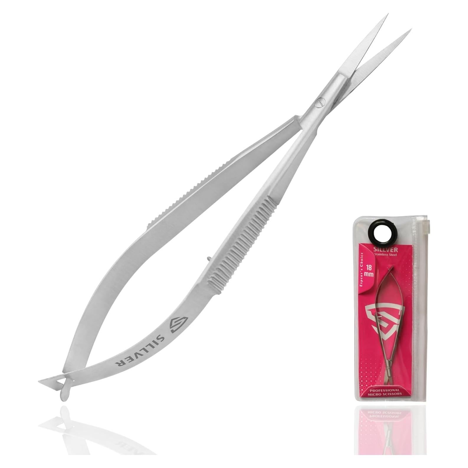 Tijeras de Cutícula SILLVER CS-04 Acero Inoxidable 18mm