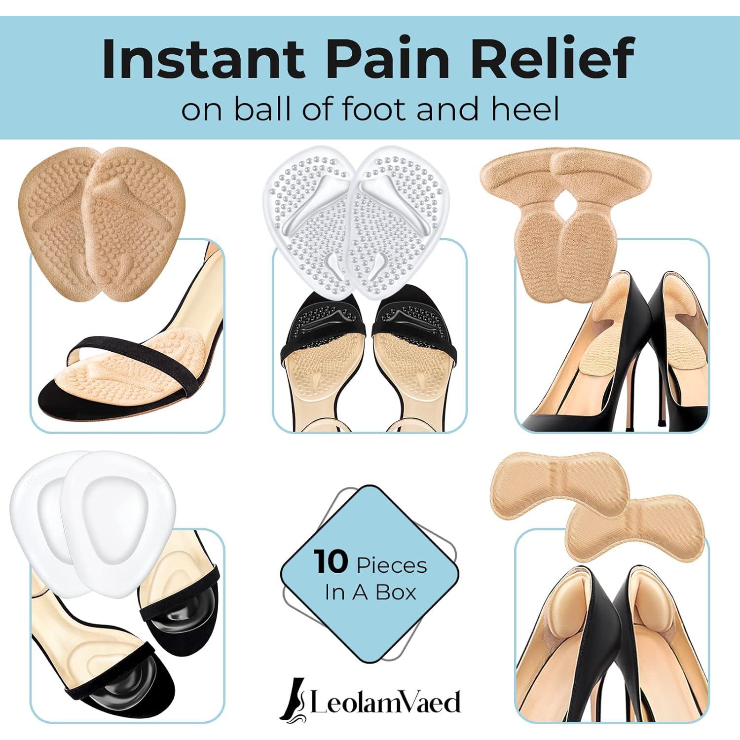Almohadillas Metatarsales Reutilizables LeolamVaed - 10 Piezas