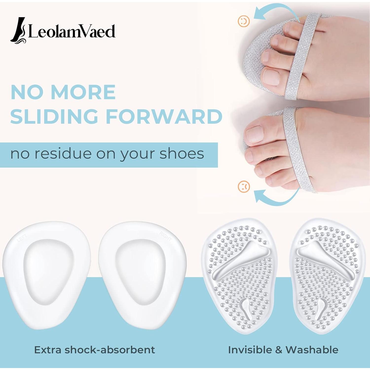 Almohadillas Metatarsales Reutilizables LeolamVaed - 10 Piezas