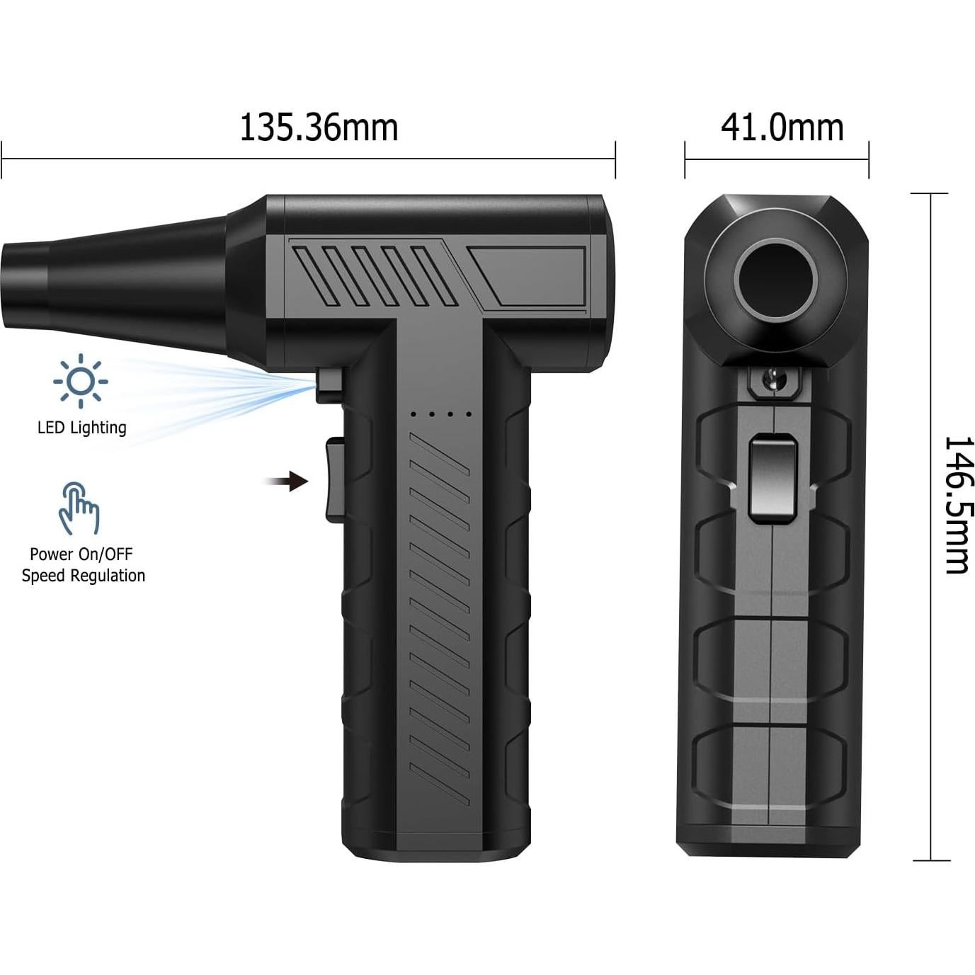Soplador de Aire Comprimido CAGIWIRU W01 Inalámbrico 150000RPM