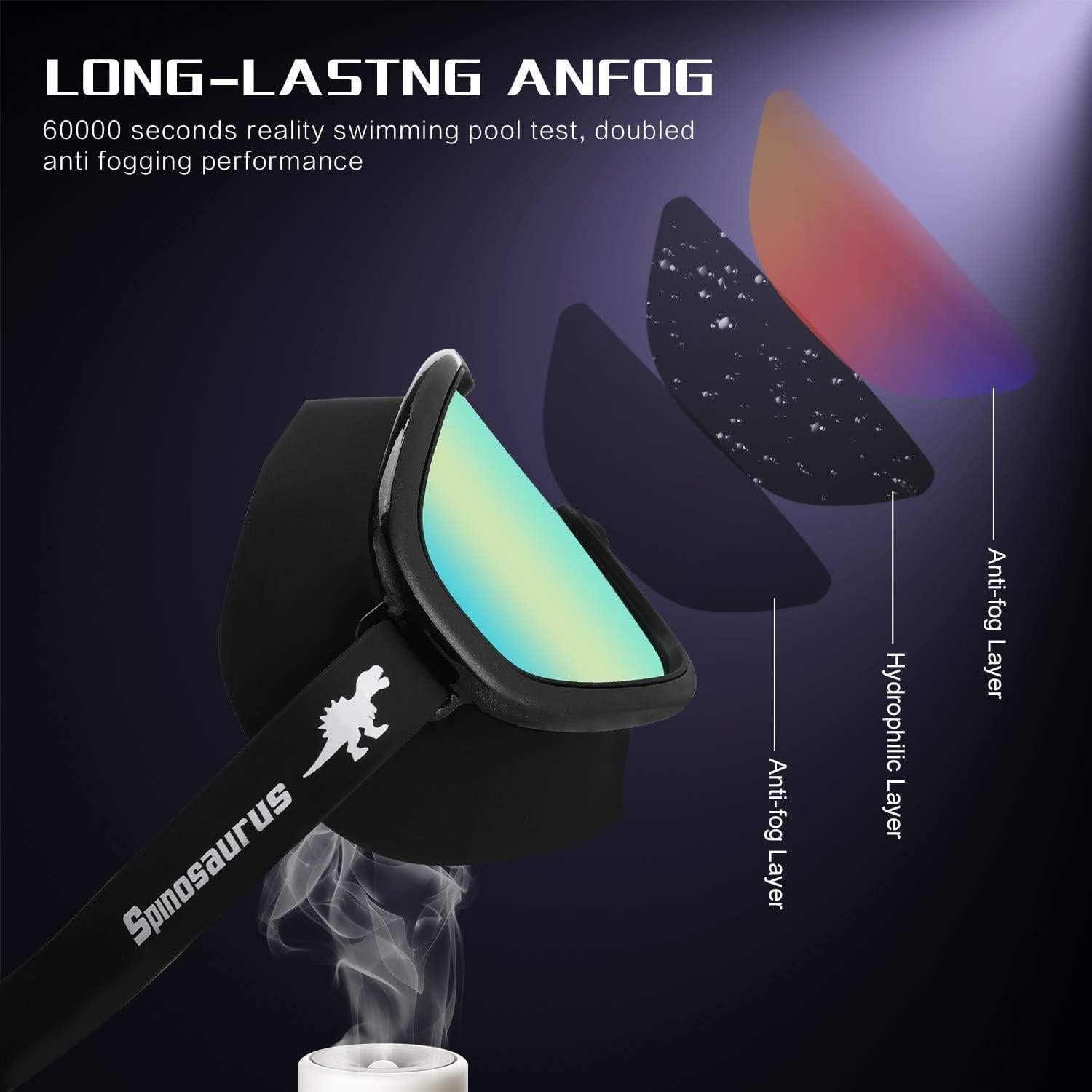 Gafas de Natación Spinosaurus HD Anti UV y Antiniebla