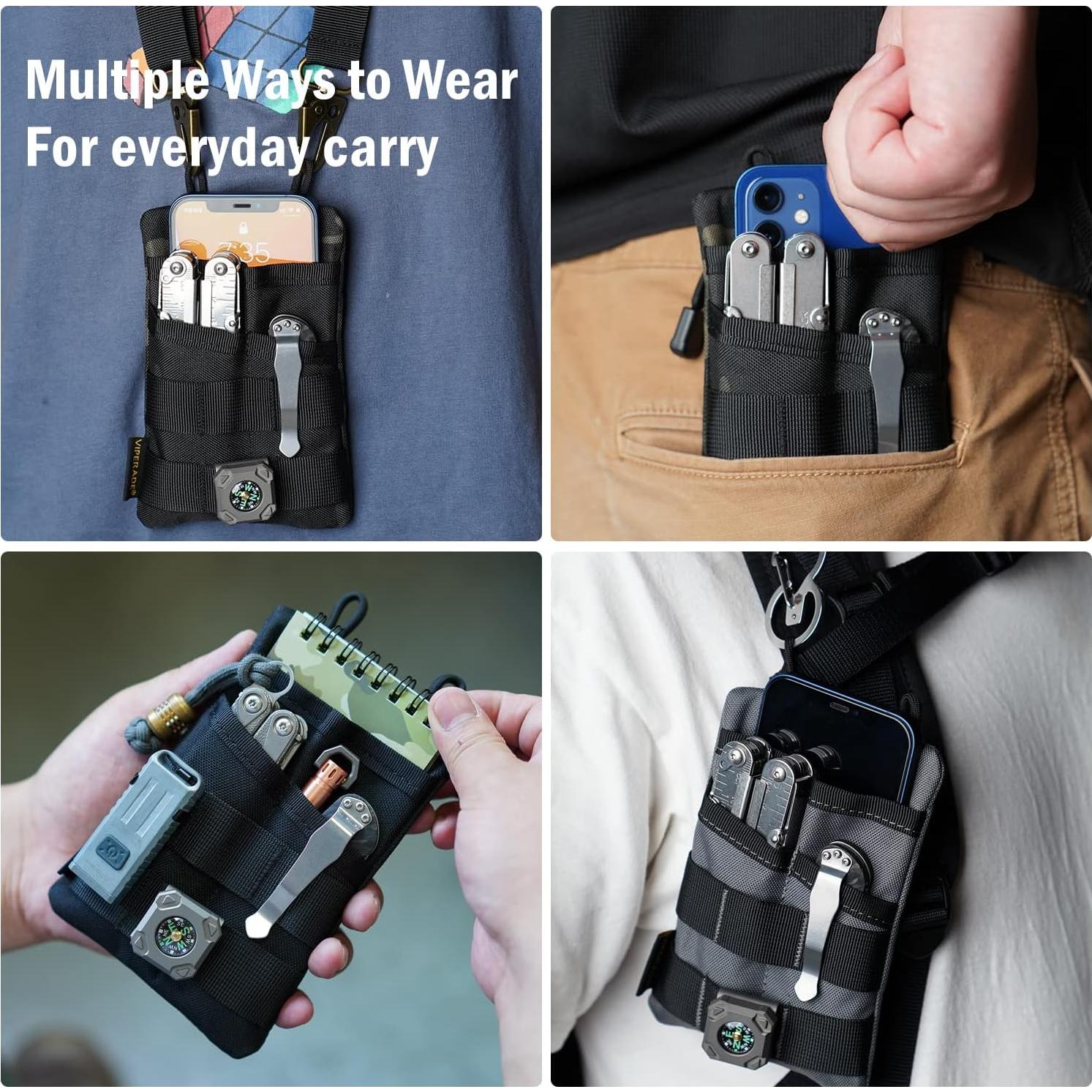 Bolsillo Organizador de Herramientas VIPERADE VE3 Camo Negro