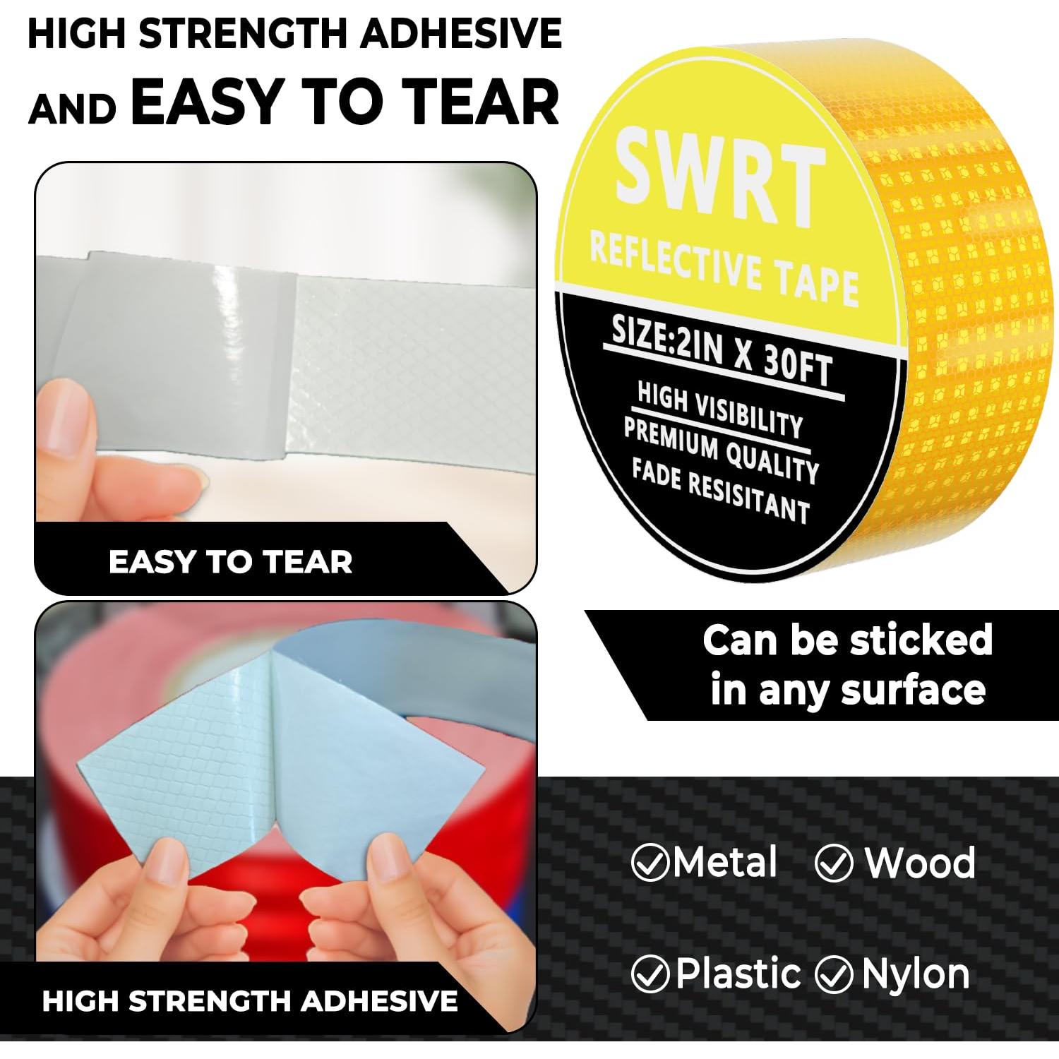 Cinta Reflectante SWRT 5 cm x 9.14 m Alta Visibilidad DOT-C2