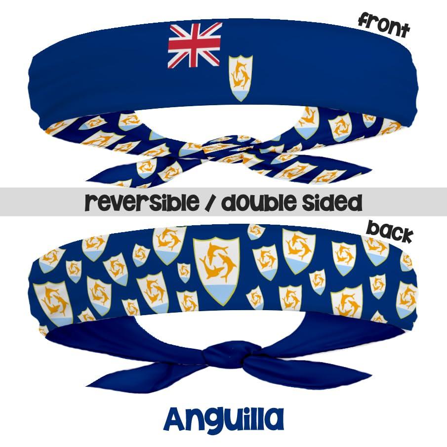 Cinta para la cabeza unisex Anguilla - Bandana elástica 85 cm