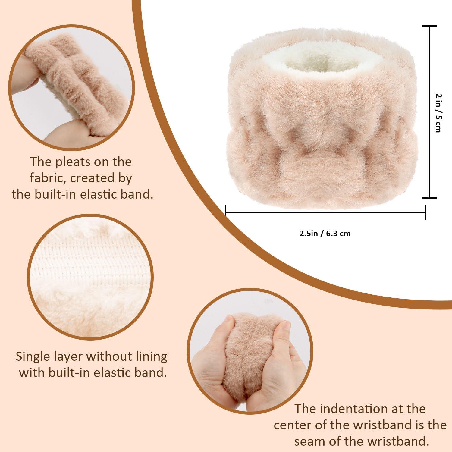 Conjunto de Diadema y Pulseras de Spa Atoden - Oso - Blanco Caqui