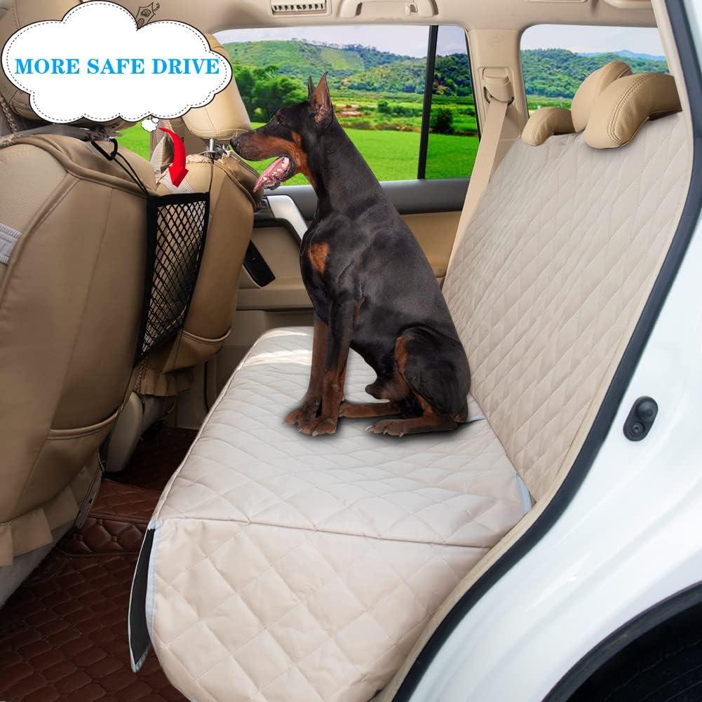 Funda de Asiento para Perros Bark Lover Impermeable Beige 142x124cm