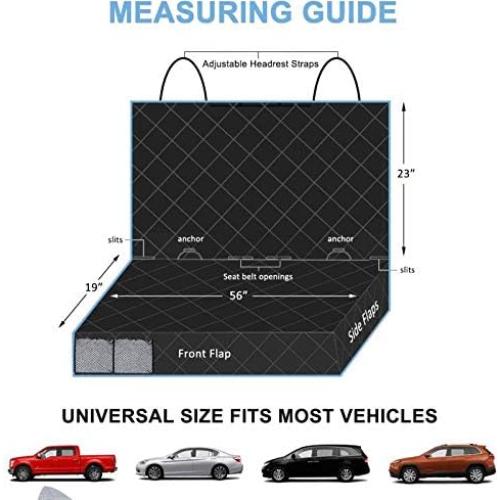 Funda de Asiento para Perros Bark Lover Impermeable Beige 142x124cm