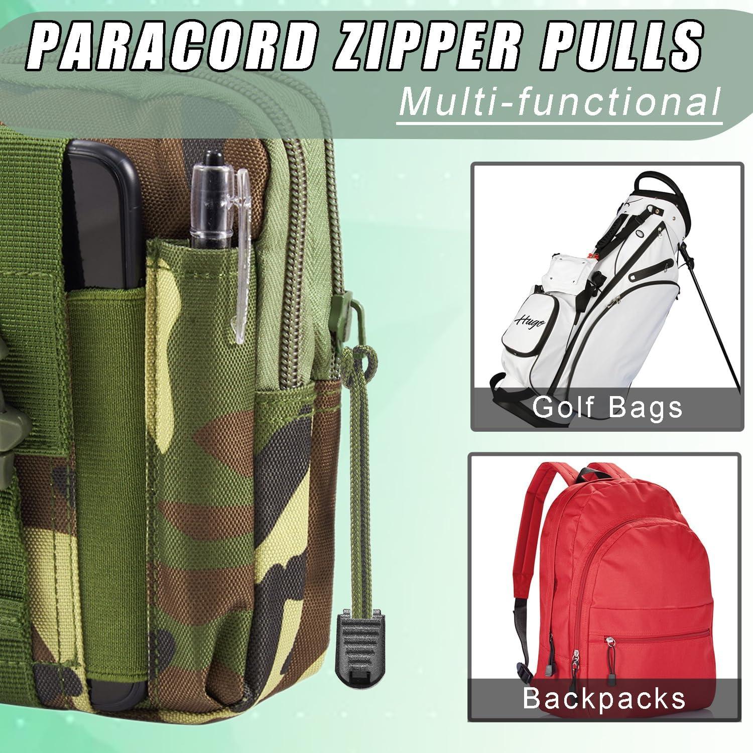 Paquete de 10 Tiradores de Cremaillera CooBigo Verde Ejército