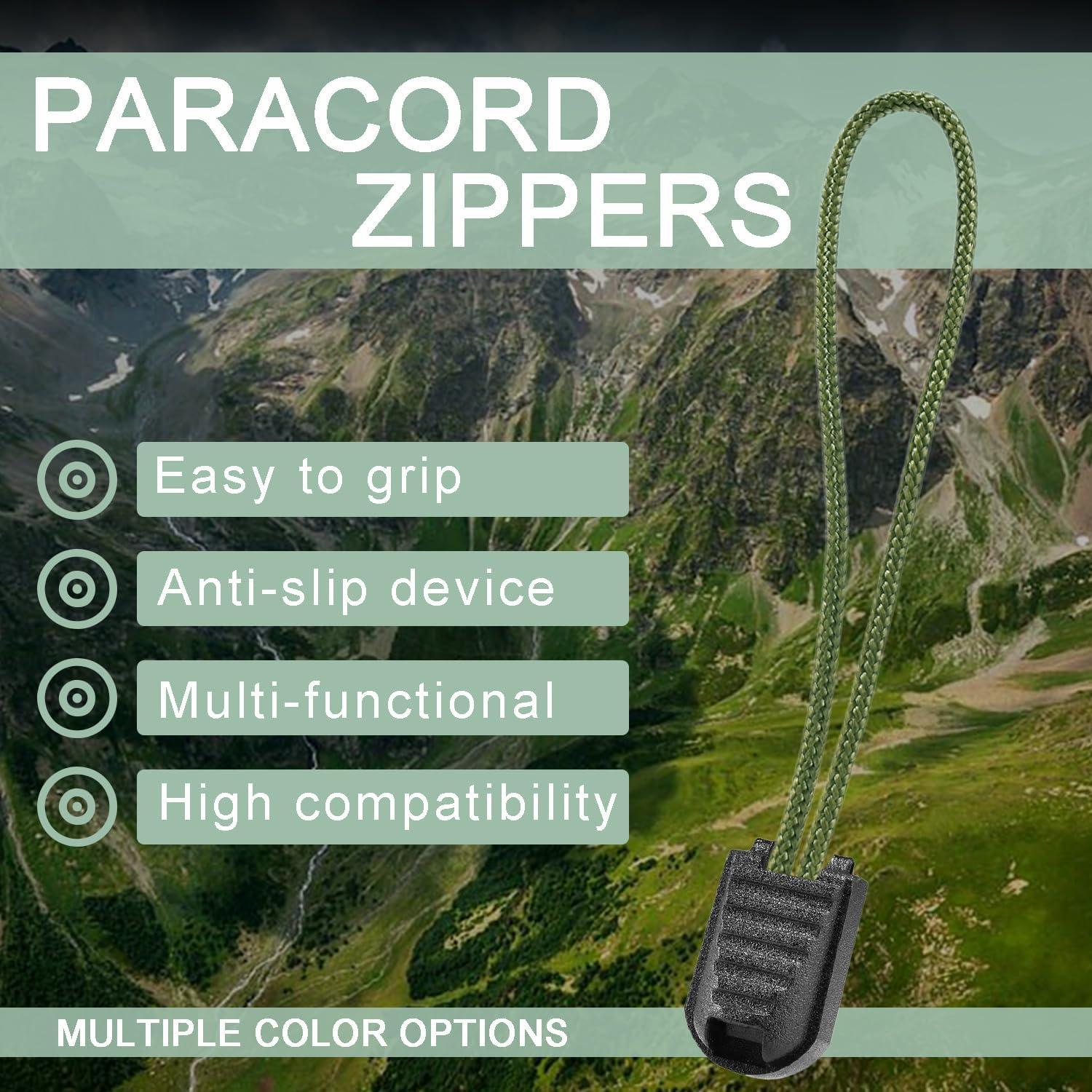 Paquete de 10 Tiradores de Cremaillera CooBigo Verde Ejército