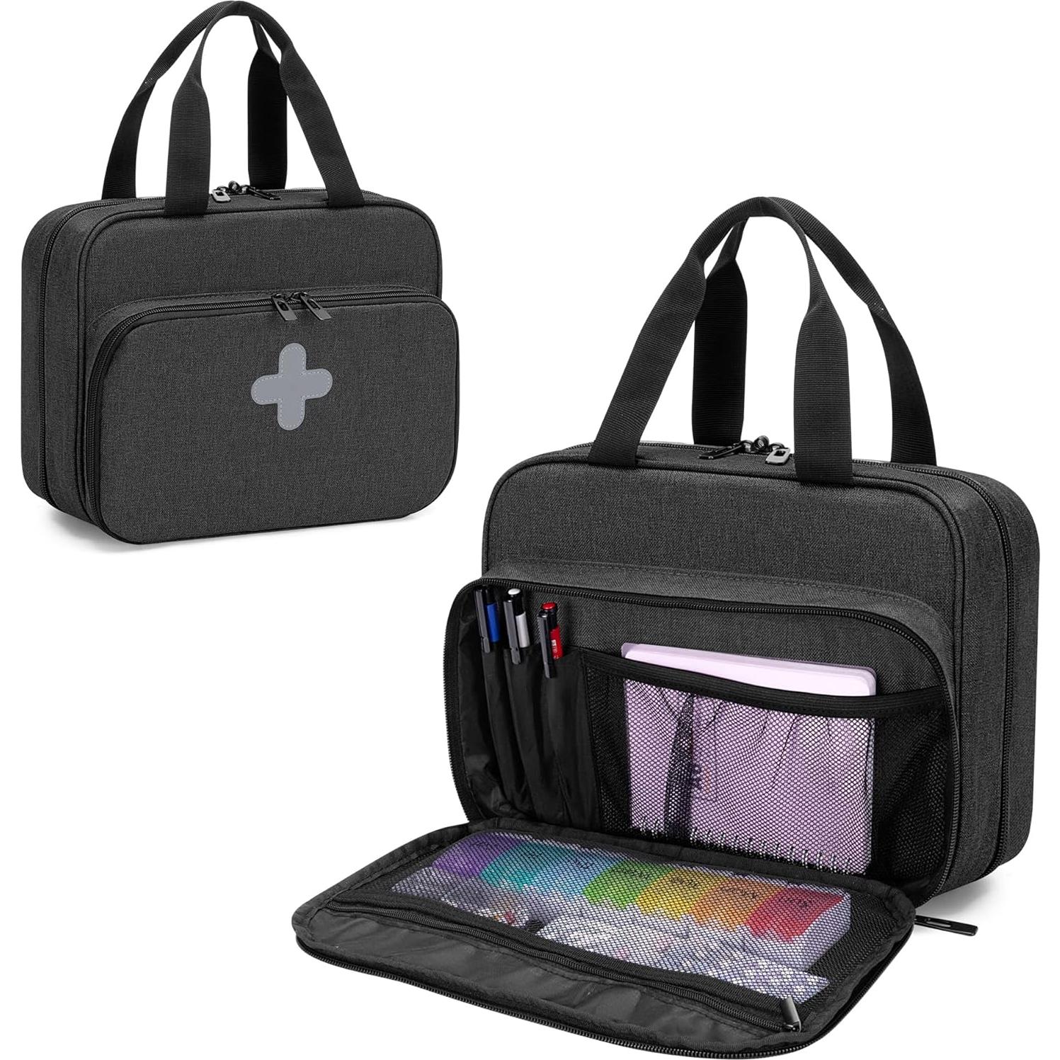 Organizador de Botellas de Pastillas CURMIO Negro 29x11x22cm