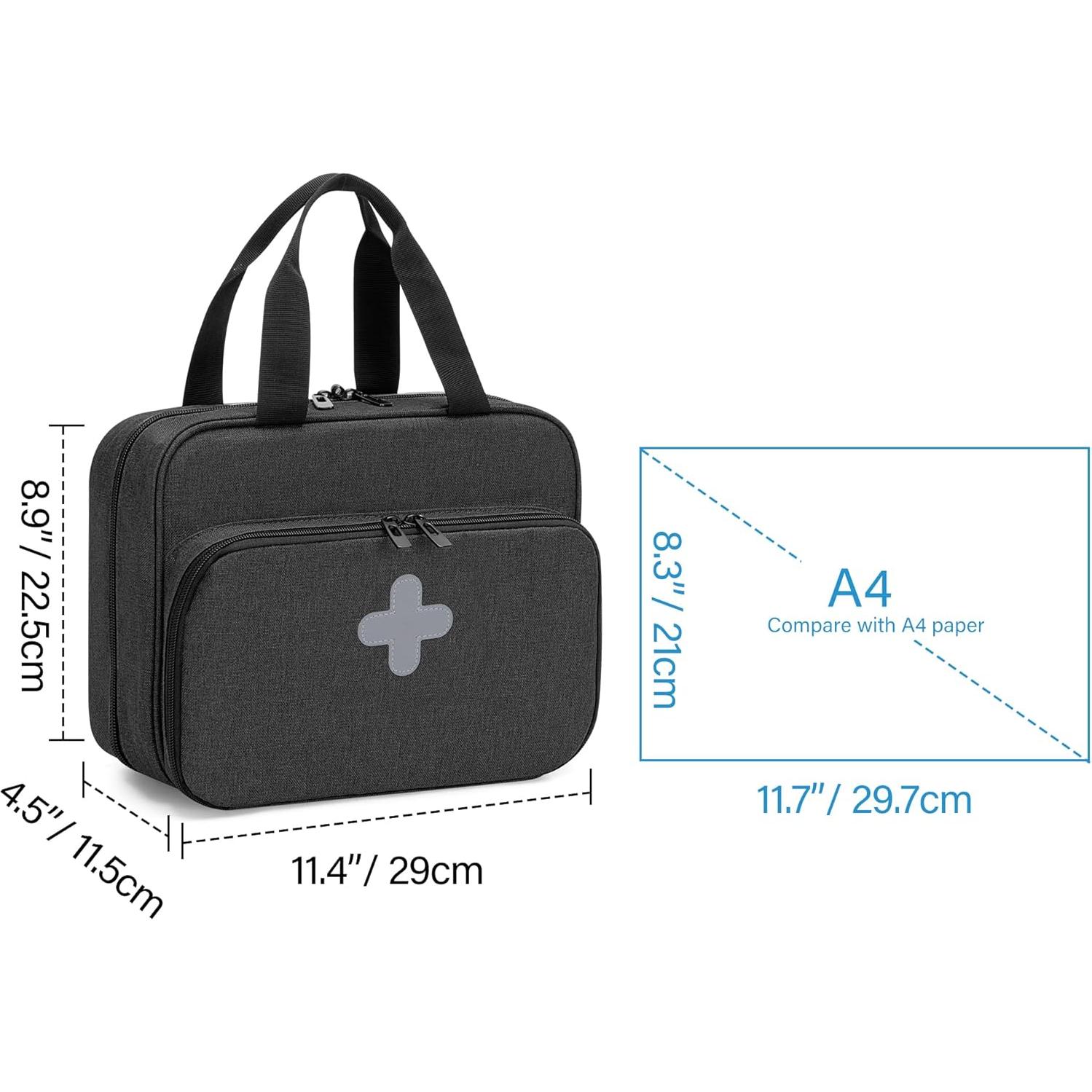 Organizador de Botellas de Pastillas CURMIO Negro 29x11x22cm