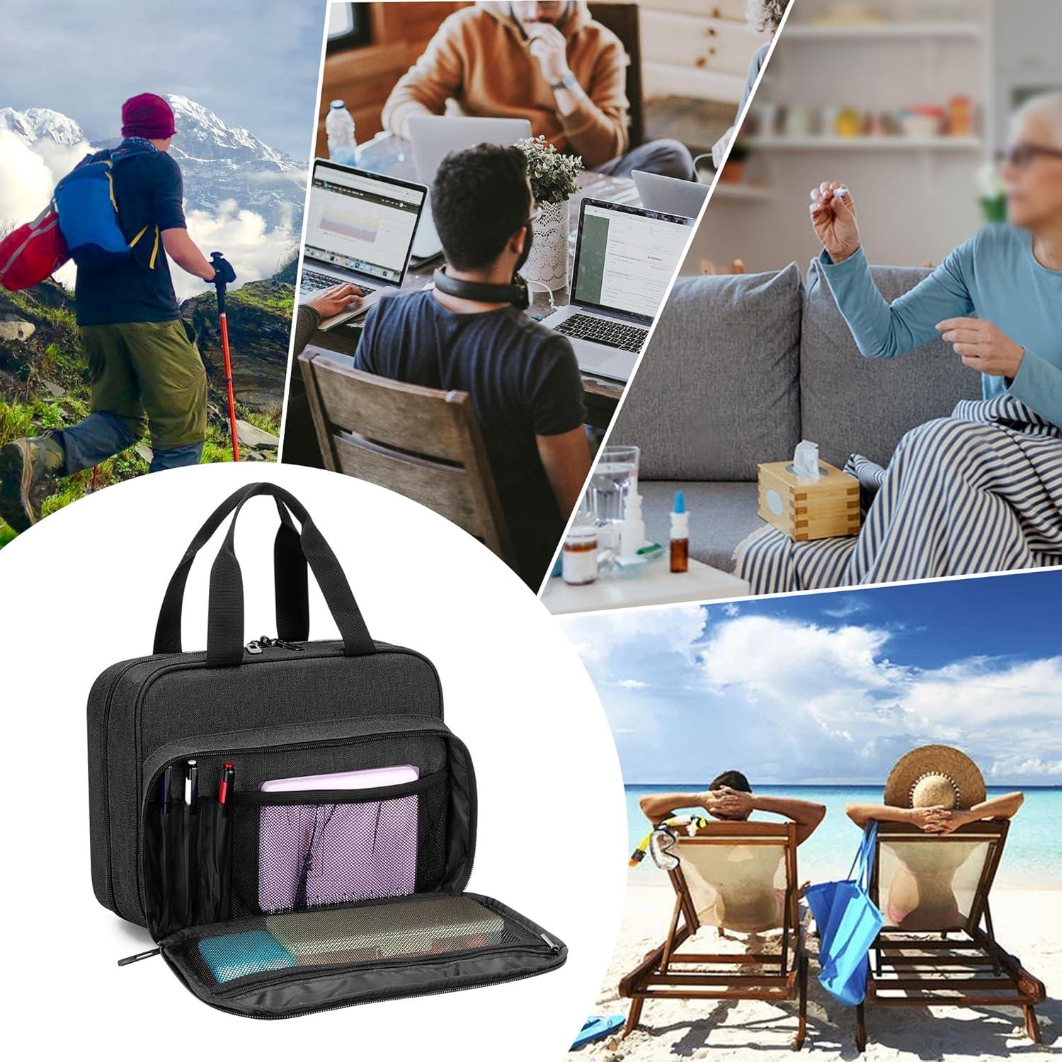 Organizador de Botellas de Pastillas CURMIO Negro 29x11x22cm