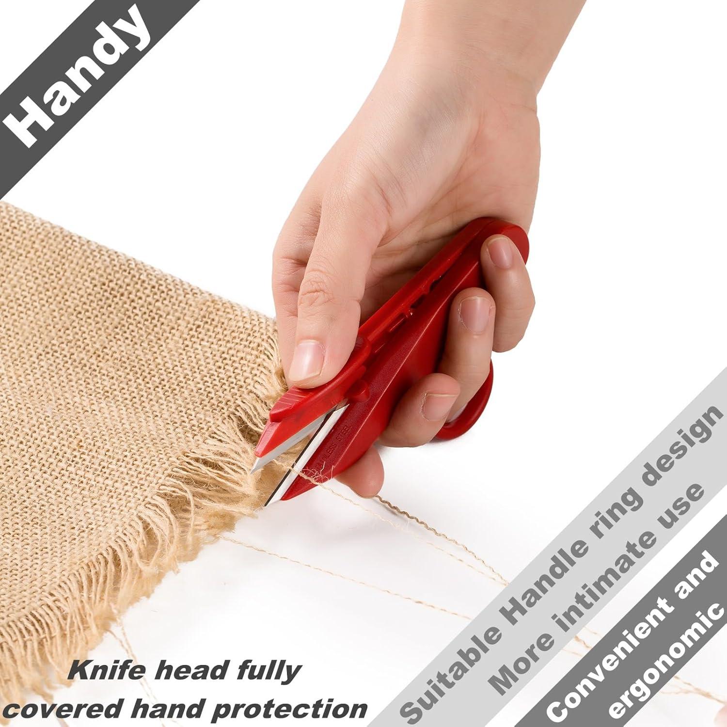 Tijeras de Coser Fengliren 20 cm Acero de Manganeso Rojo