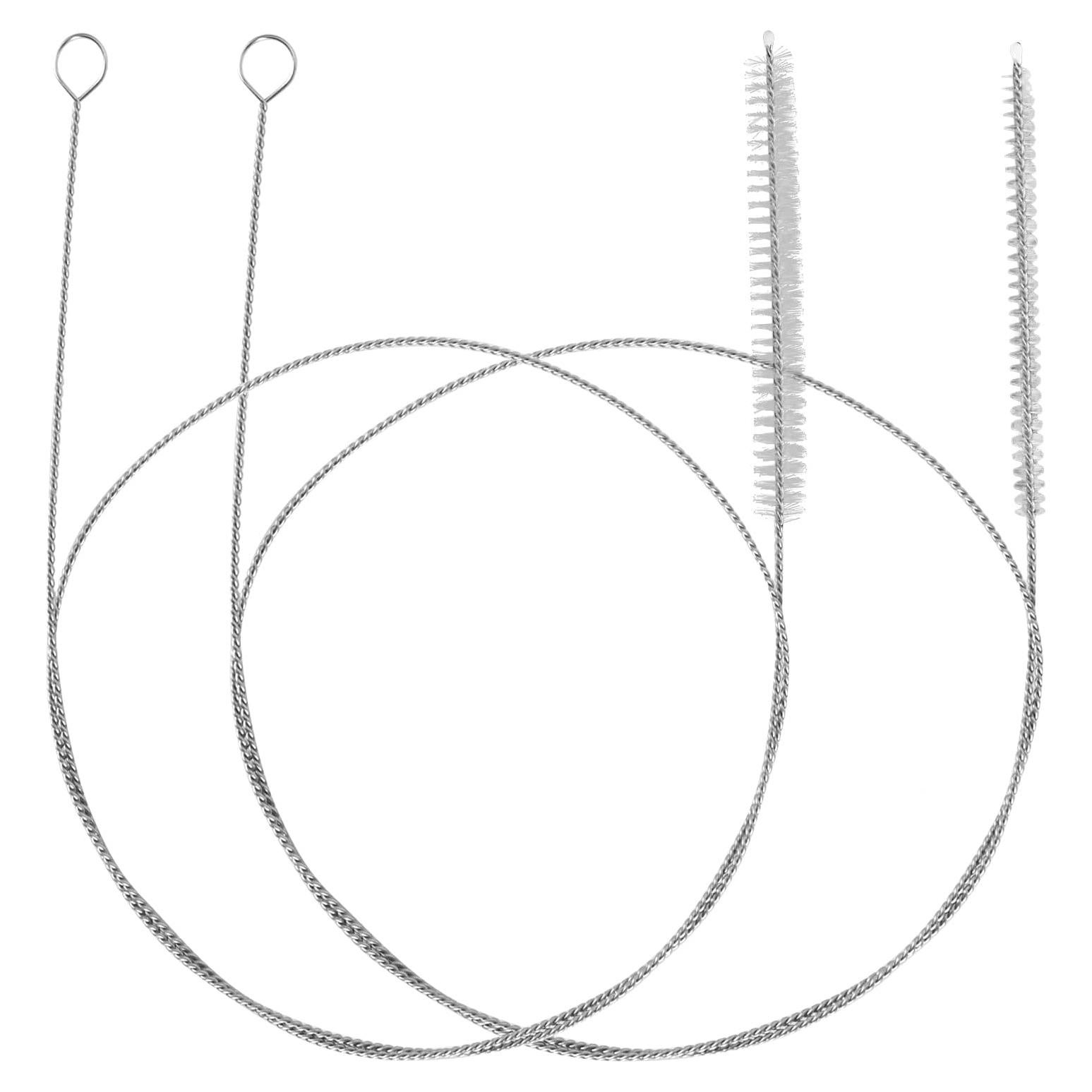 Cepillo Limpiador de Tubos 2PCS Imaictuu 99 cm Nylon Acero Inoxidable