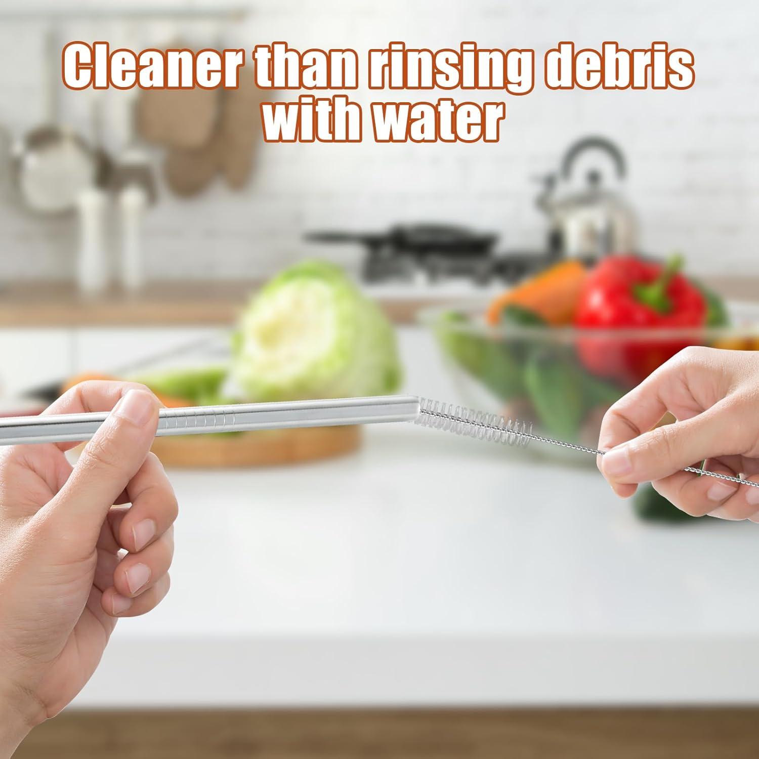 Cepillo Limpiador de Tubos 2PCS Imaictuu 99 cm Nylon Acero Inoxidable