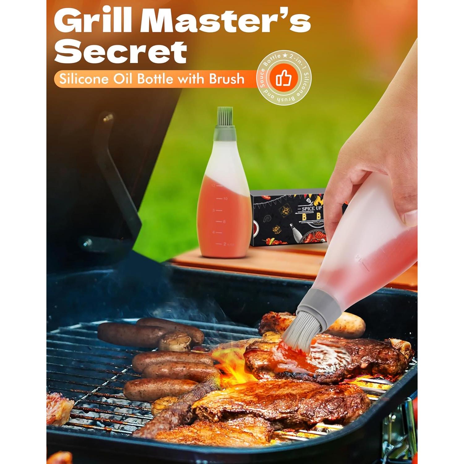 Brocha de Silicona para Cocinar SOOFUN - 150g, Apta para Lavavajillas