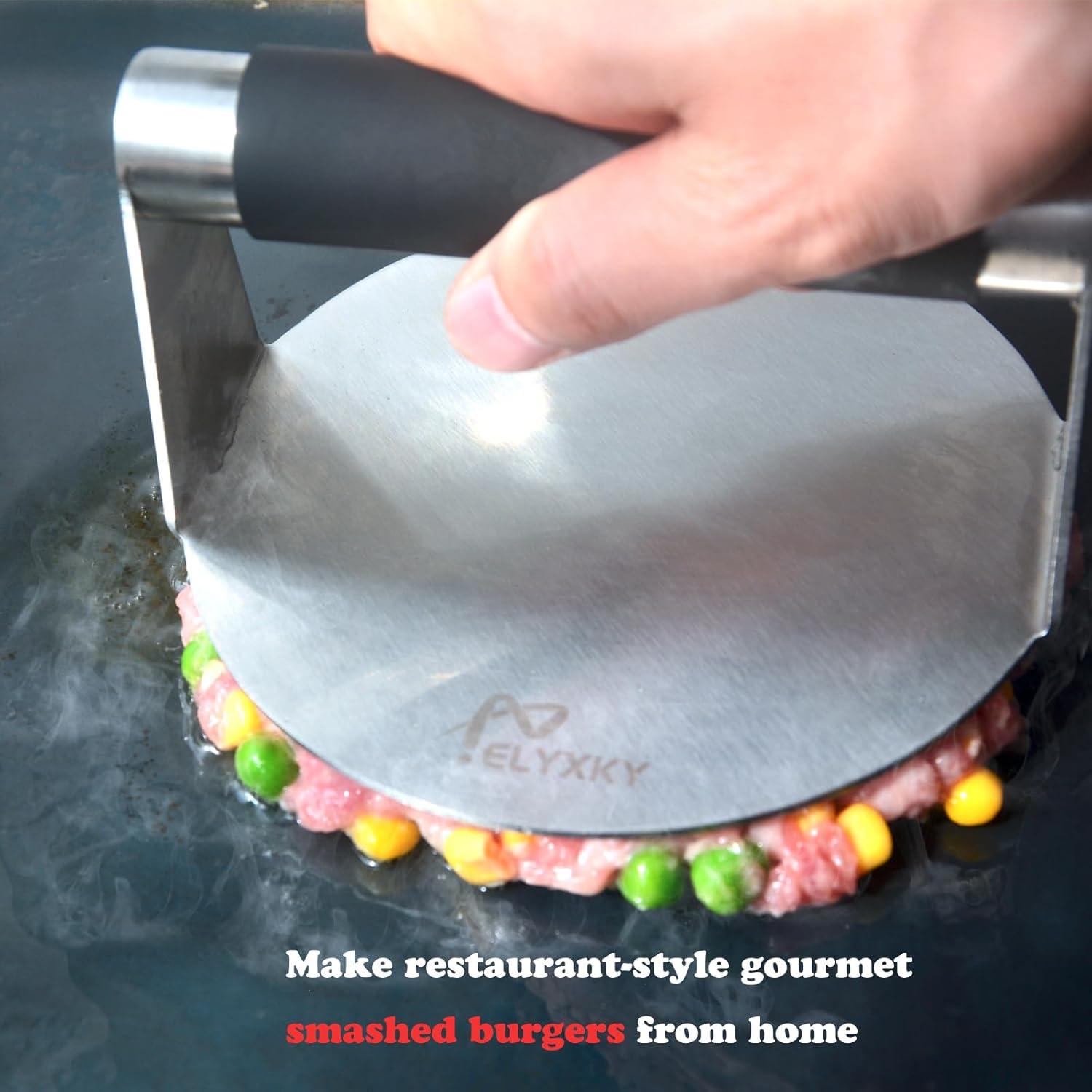 Prensa de Hamburguesas ELYXKY 13.97 cm Acero Inoxidable 304