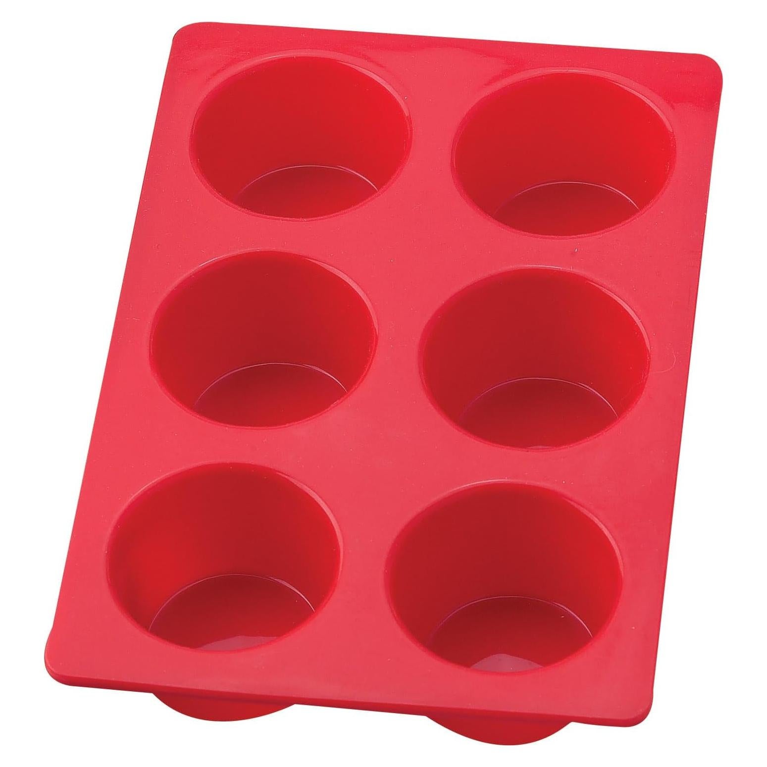 Molde de Silicona para Muffins Jumbo Mrs. Anderson, 6 Tazas