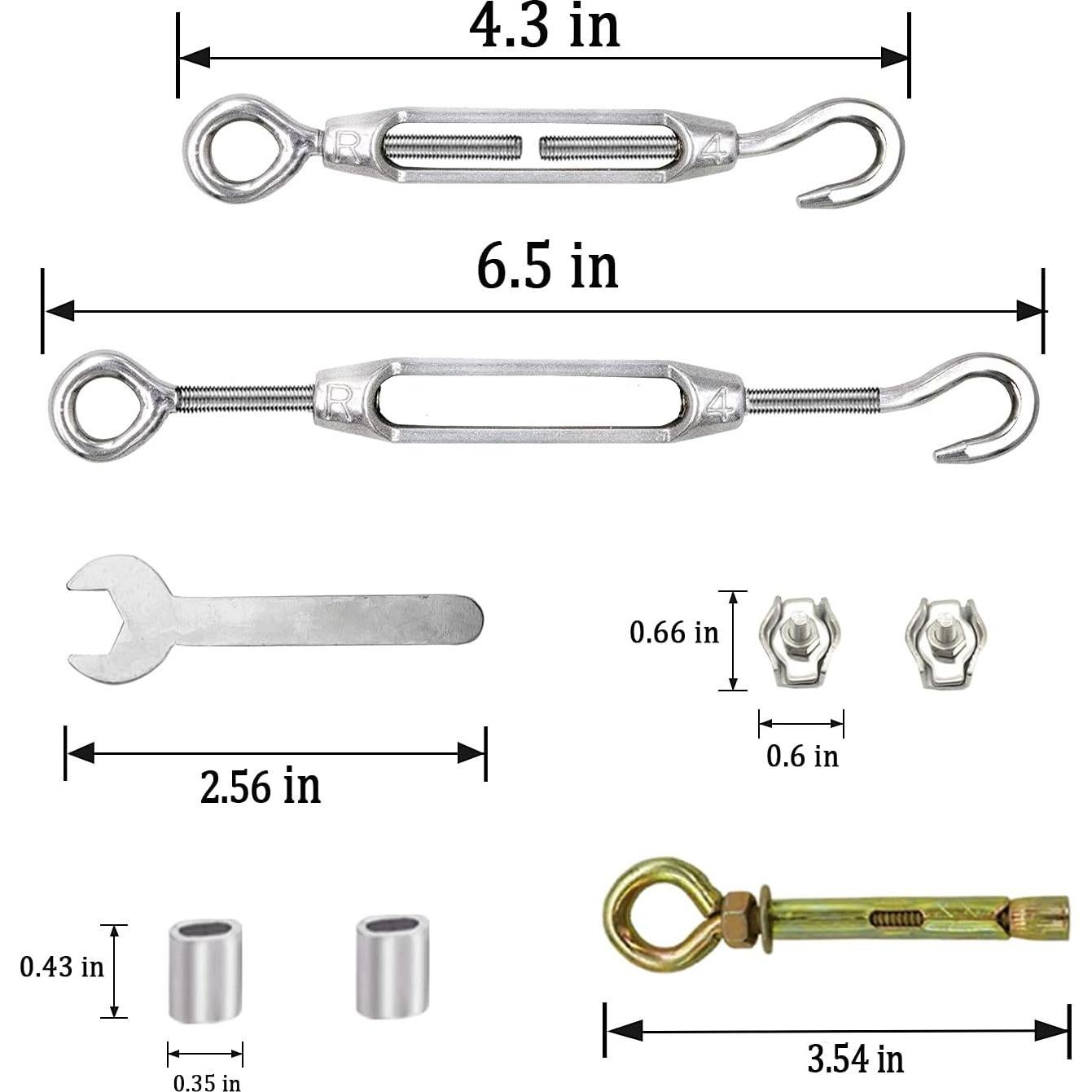 Cuerda de Ropa Pesada MHY 3 mm x 3 m Acero Inoxidable 304