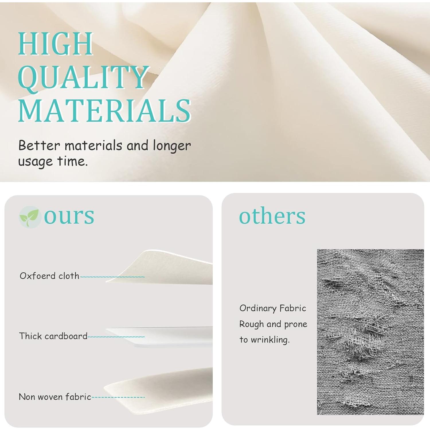 Organizador de Zapatos Plegable GUOHNHE Beige 2 Paquetes