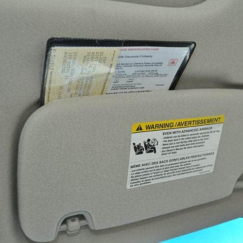 StoreSMART® - Black-Back Auto Insurance & ID Card Holders - 10 Pack - RFS20-BK10