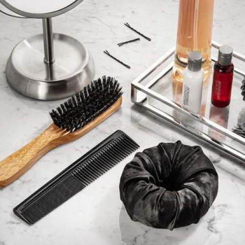 Moño de Satén Vabulis Mediano 8cm Marrón Chocolate para Cabello