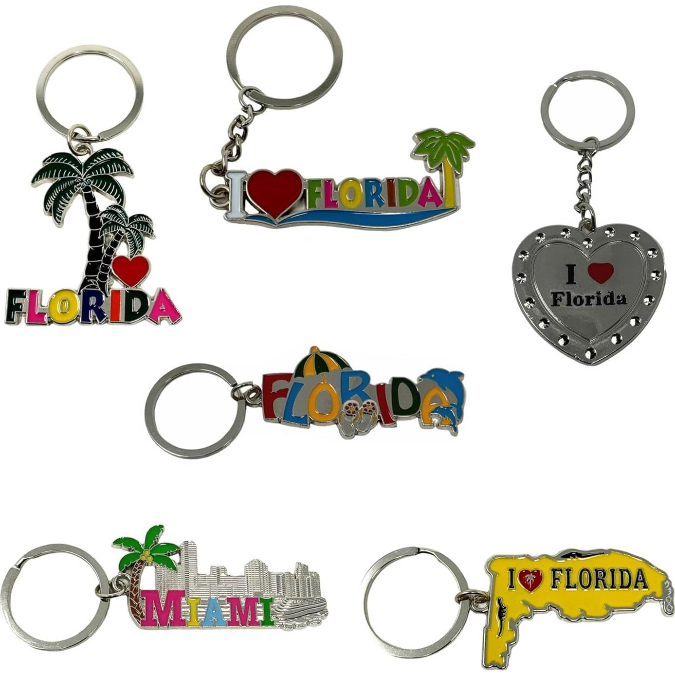 TSY TOOL Paquete 12 llaveros Florida con abridores de botellas