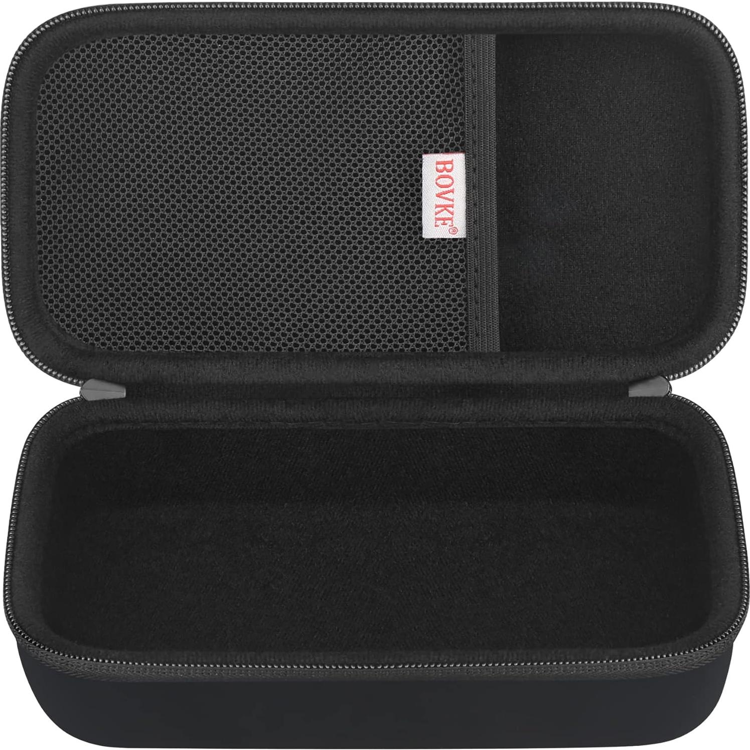 Funda Dura BOVKE para Inhalador de Asma y Espaciador - Negro