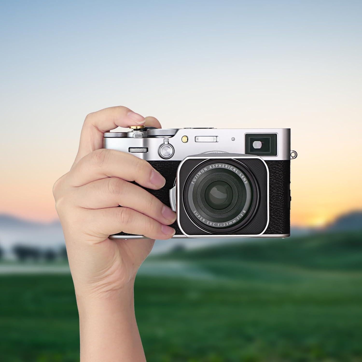 Soporte de Pulgar Haoge THB-X2B para Fujifilm X100V/X100VI