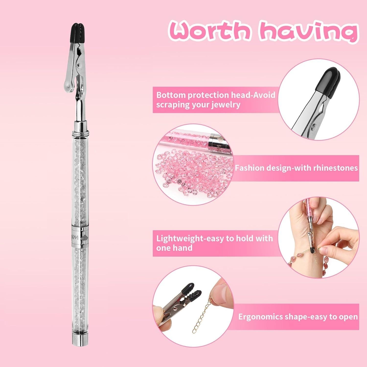 Herramienta de Ayuda para Pulseras WIFORT 18x1cm Blanca