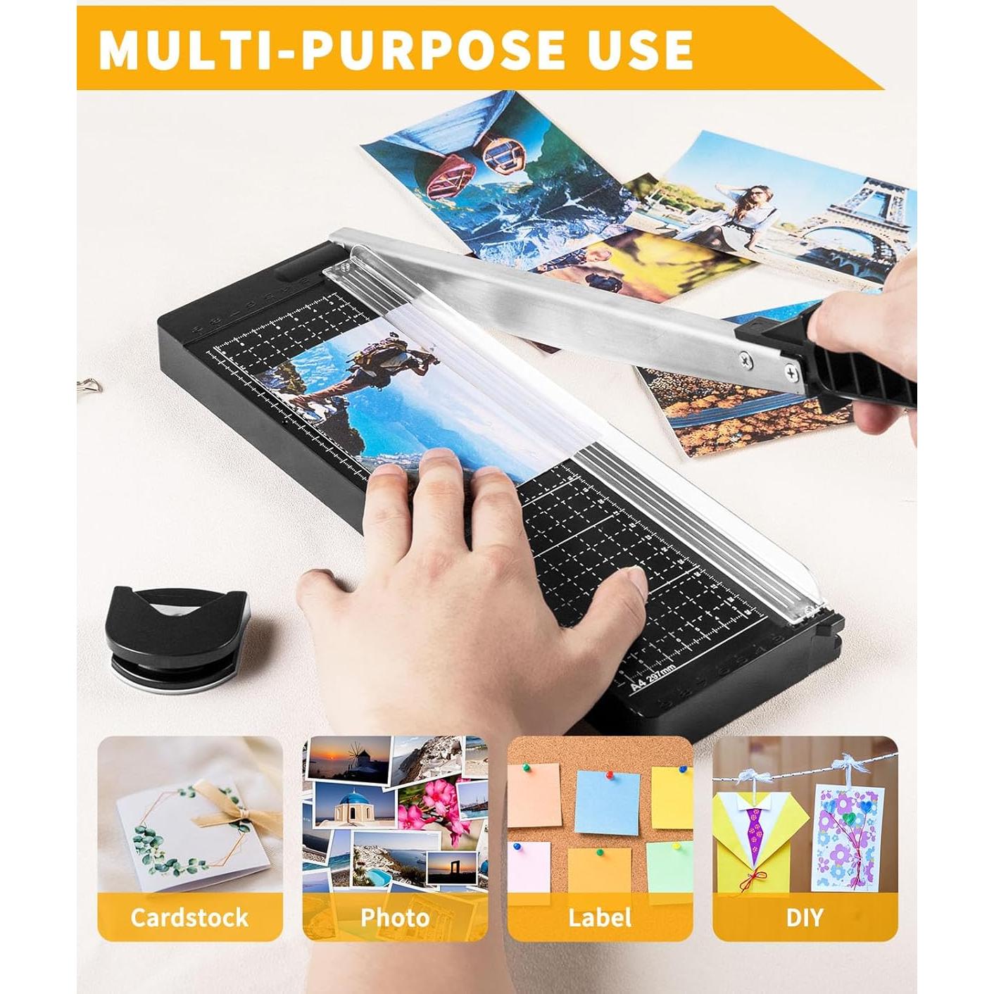 Cortadora de Papel MAKEASY 30.48 cm, Capacidad 8 Hojas