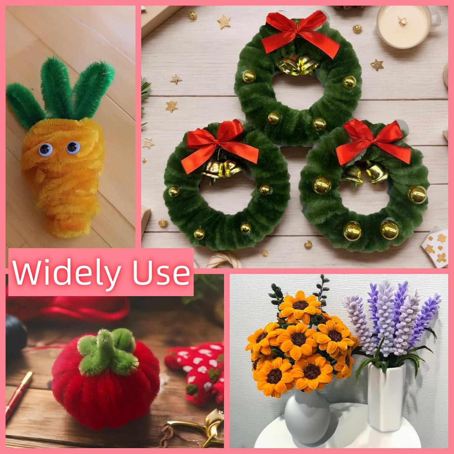 Limpiapipas Negros Qirimoi 200 Pcs 30 cm Manualidades