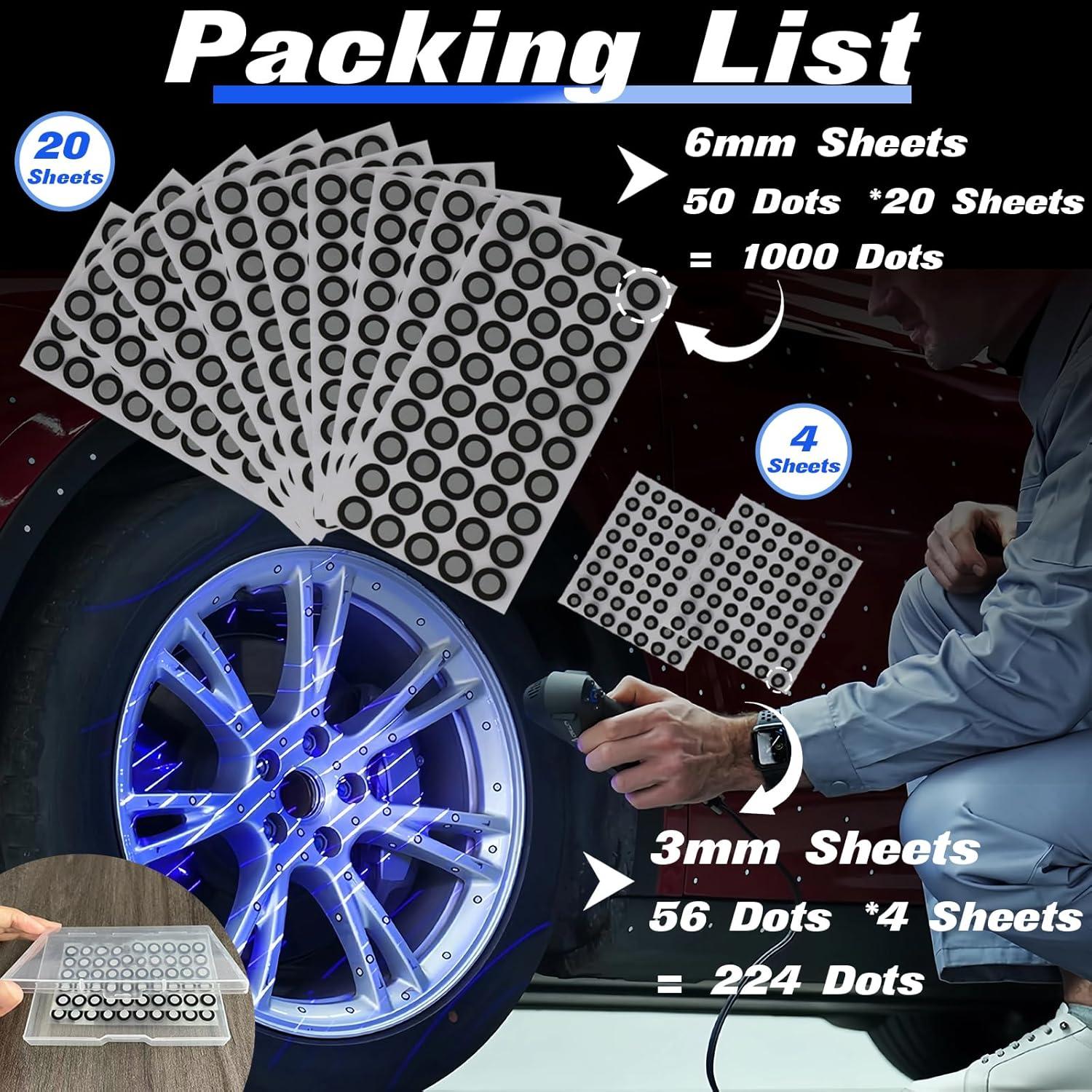 Marcadores de Escaneo 3D Mtuiewo 612 Pcs Alta Reflectividad