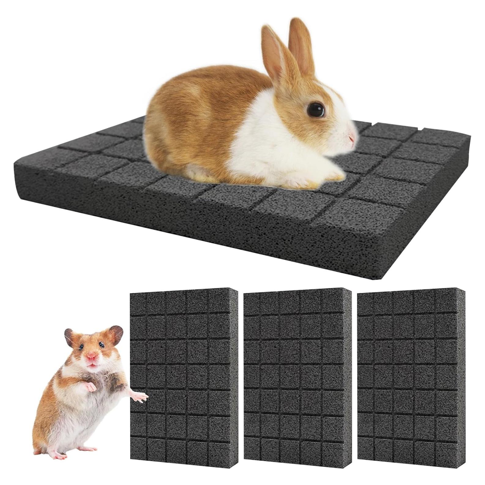 Almohadillas para Rascar Conejos Hamiledyi 4 PCS Roca de Lava