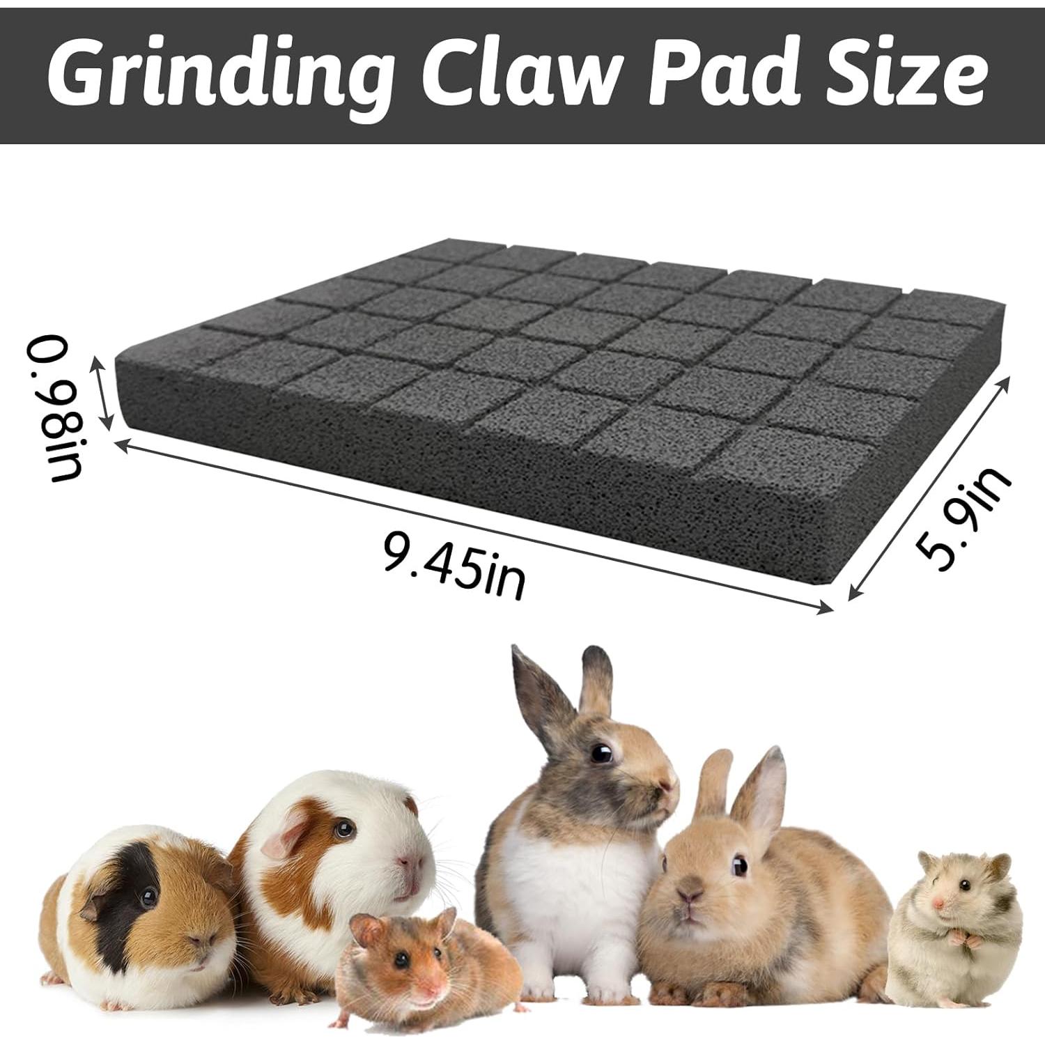 Almohadillas para Rascar Conejos Hamiledyi 4 PCS Roca de Lava